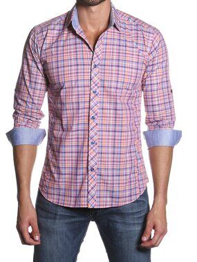 Jared Lang Checkered Multicolor Shirt (2XL) NWT